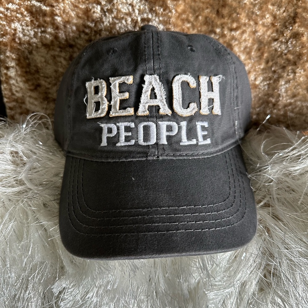 Beach People cap.  Grey color.  New without tag.